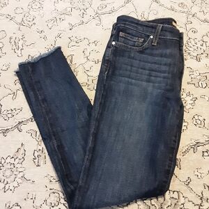Joe's Jeans Skinny Ankle Raw Hem Jeans